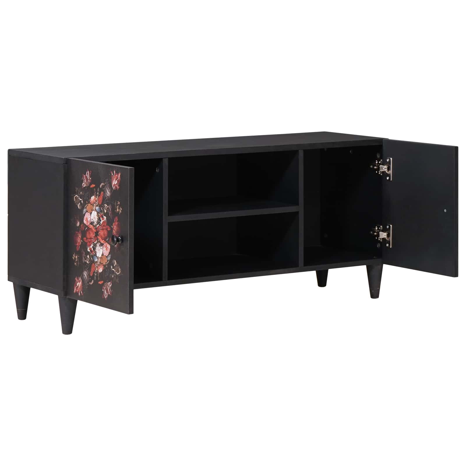 Stauraumschränke Mehrfarbig 105 x 33,5 x 46 cm Massivholz Mango