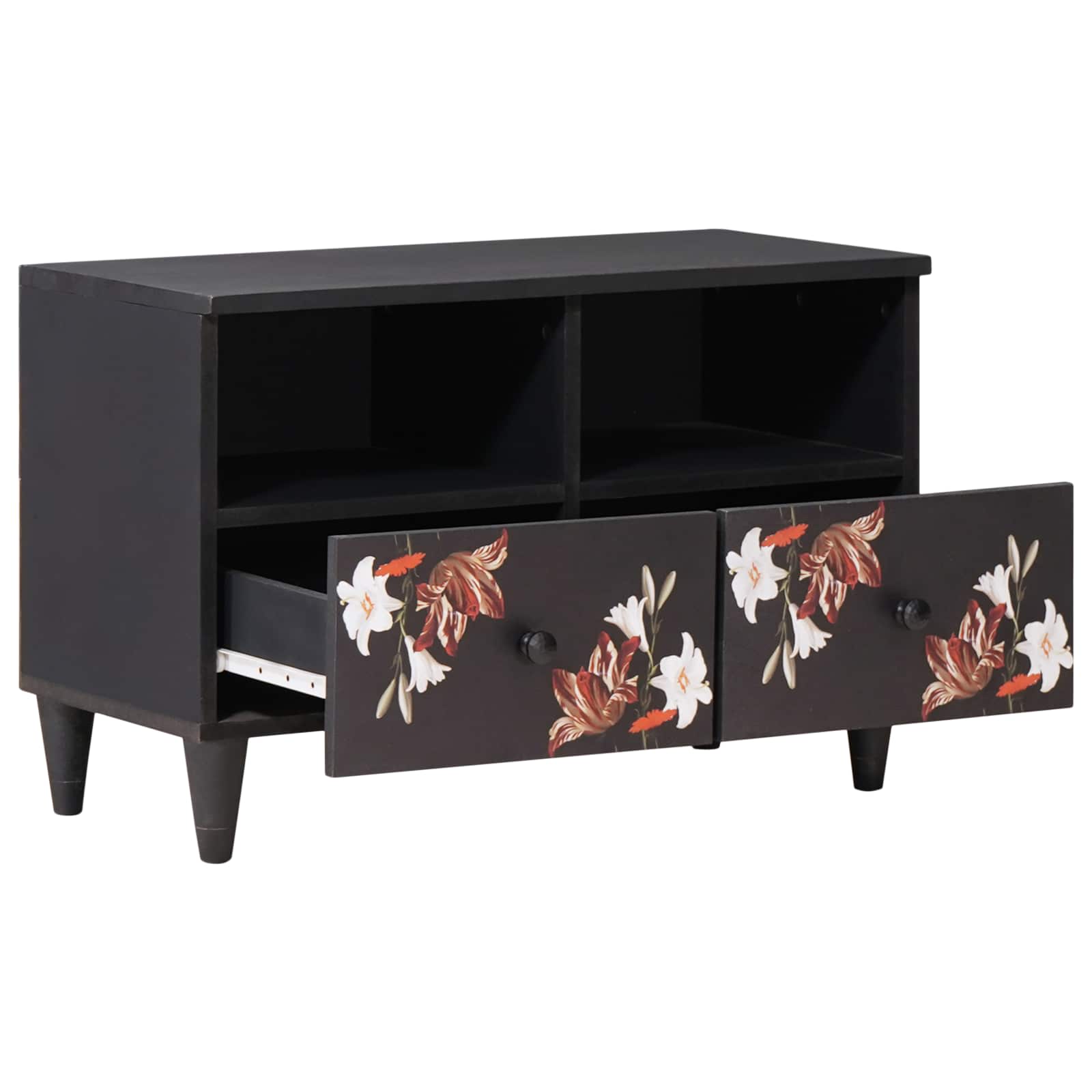Stauraumschränke Mehrfarbig 70 x 33,5 x 46 cm Massivholz Mango