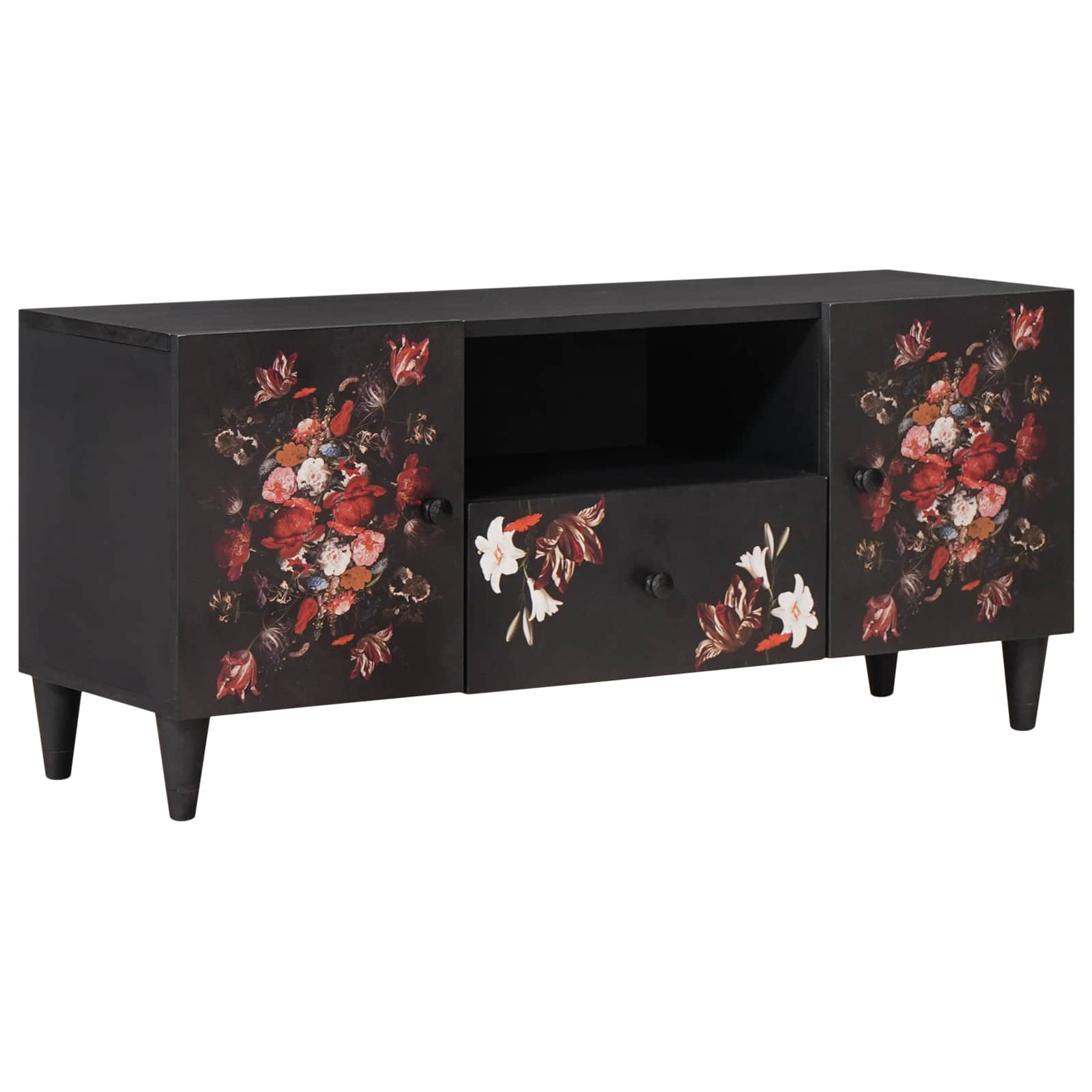 Stauraumschränke Mehrfarbig 105 x 33,5 x 46 cm Massivholz Mango