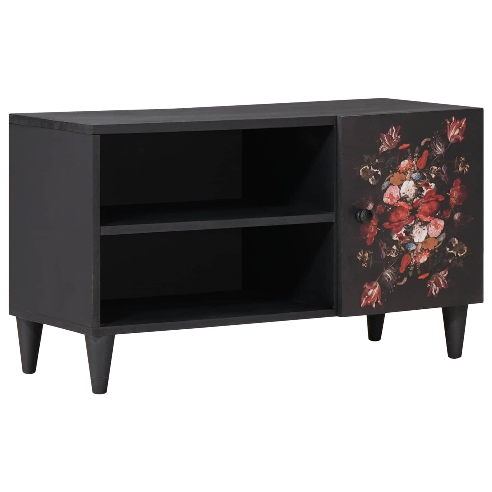 Stauraumschränke Mehrfarbig 80 x 31,5 x 46 cm Massivholz Mango