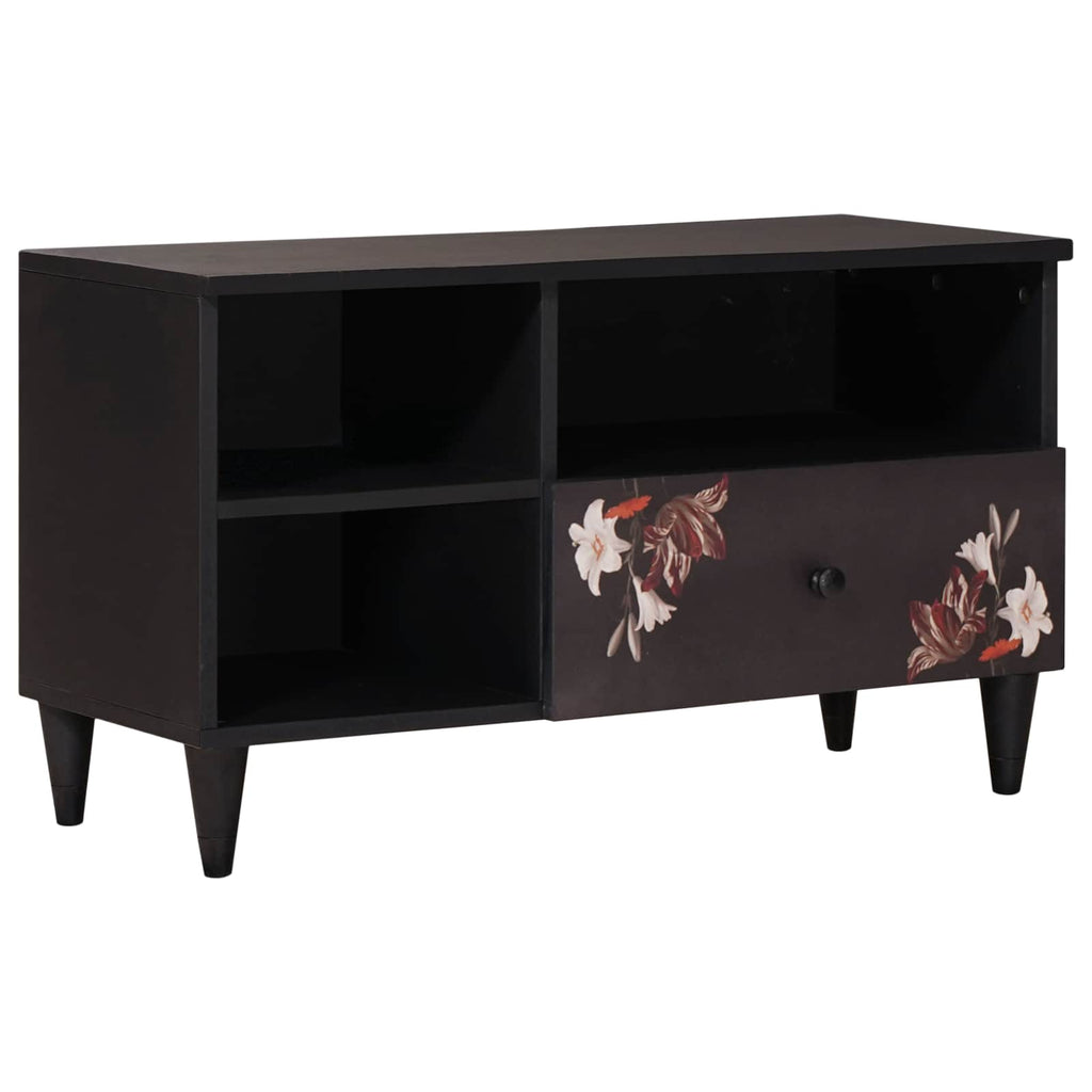 Stauraumschränke Mehrfarbig 80 x 33,5 x 46 cm Massivholz Mango