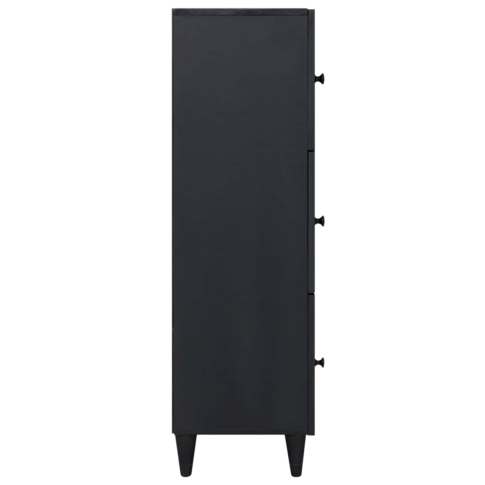 Stauraumschränke Mehrfarbig 40 x 33,5 x 110 cm Massivholz Mango