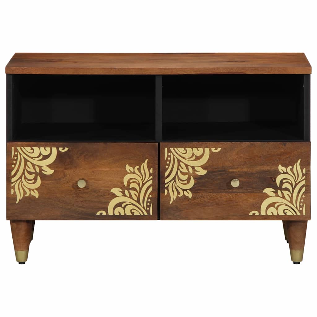 TV-Schränk Honigbraun 70 x 33 x 46 cm Massivholz Mango