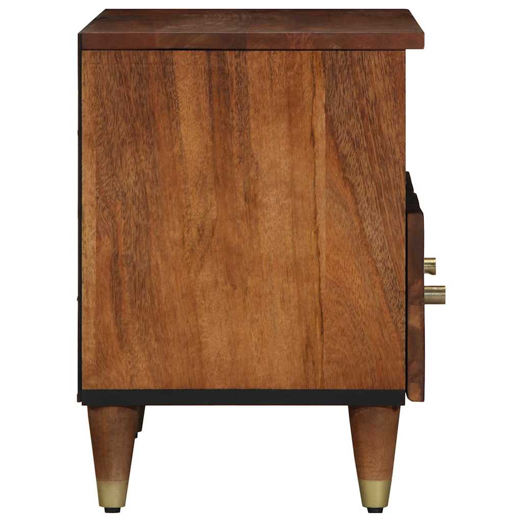 TV-Schränk Honigbraun 70 x 33 x 46 cm Massivholz Mango