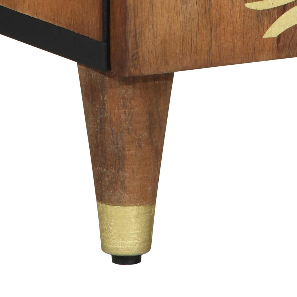 Sideboard Braun 60 x 33 x 75 cm Massivholz Mango