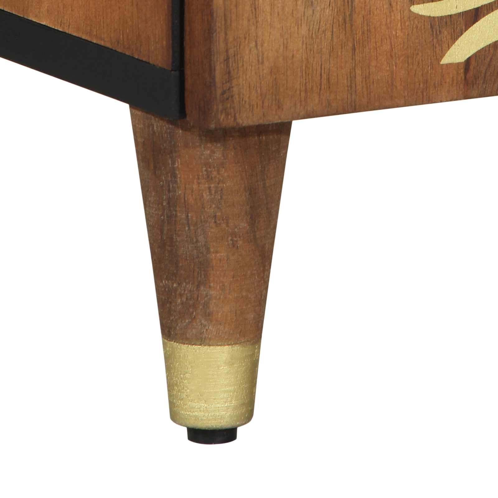 Sideboard Braun 60 x 33 x 75 cm Massivholz Mango
