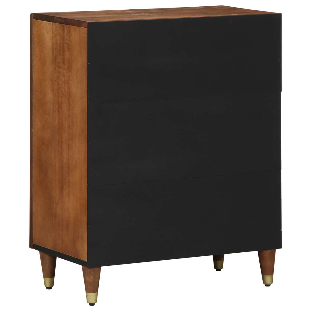 Sideboard Braun 60 x 33 x 75 cm Massivholz Mango