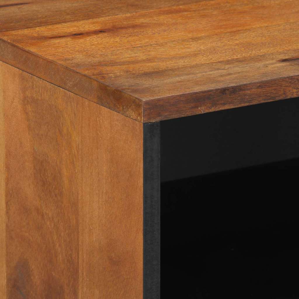 Nachttisch Honigbraun 50 x 33 x 62 cm Massivholz Mango