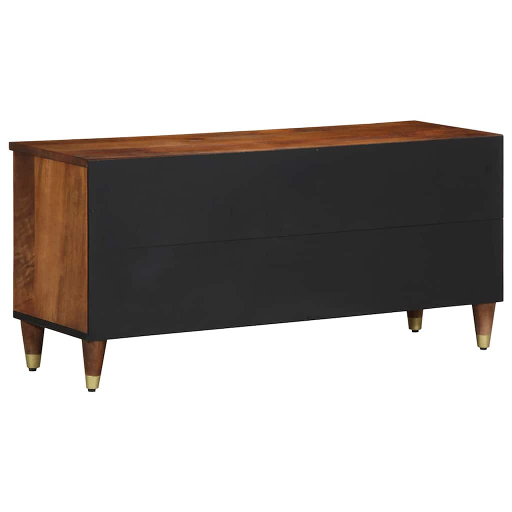 TV-Schränk Honigbraun 100 x 33 x 46 cm Massivholz Mango