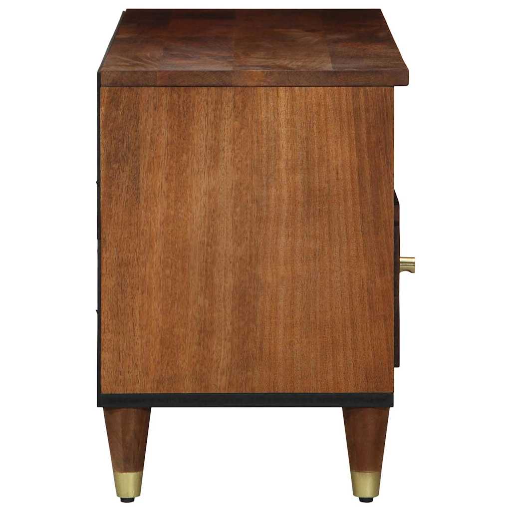 TV-Schränk Honigbraun 100 x 33 x 46 cm Massivholz Mango