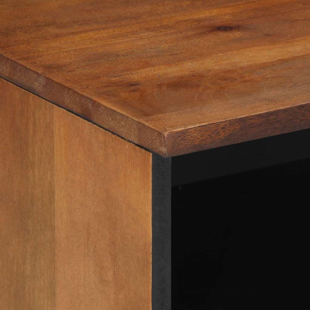 TV-Schränk Honigbraun 80 x 33 x 46 cm Massivholz Mango