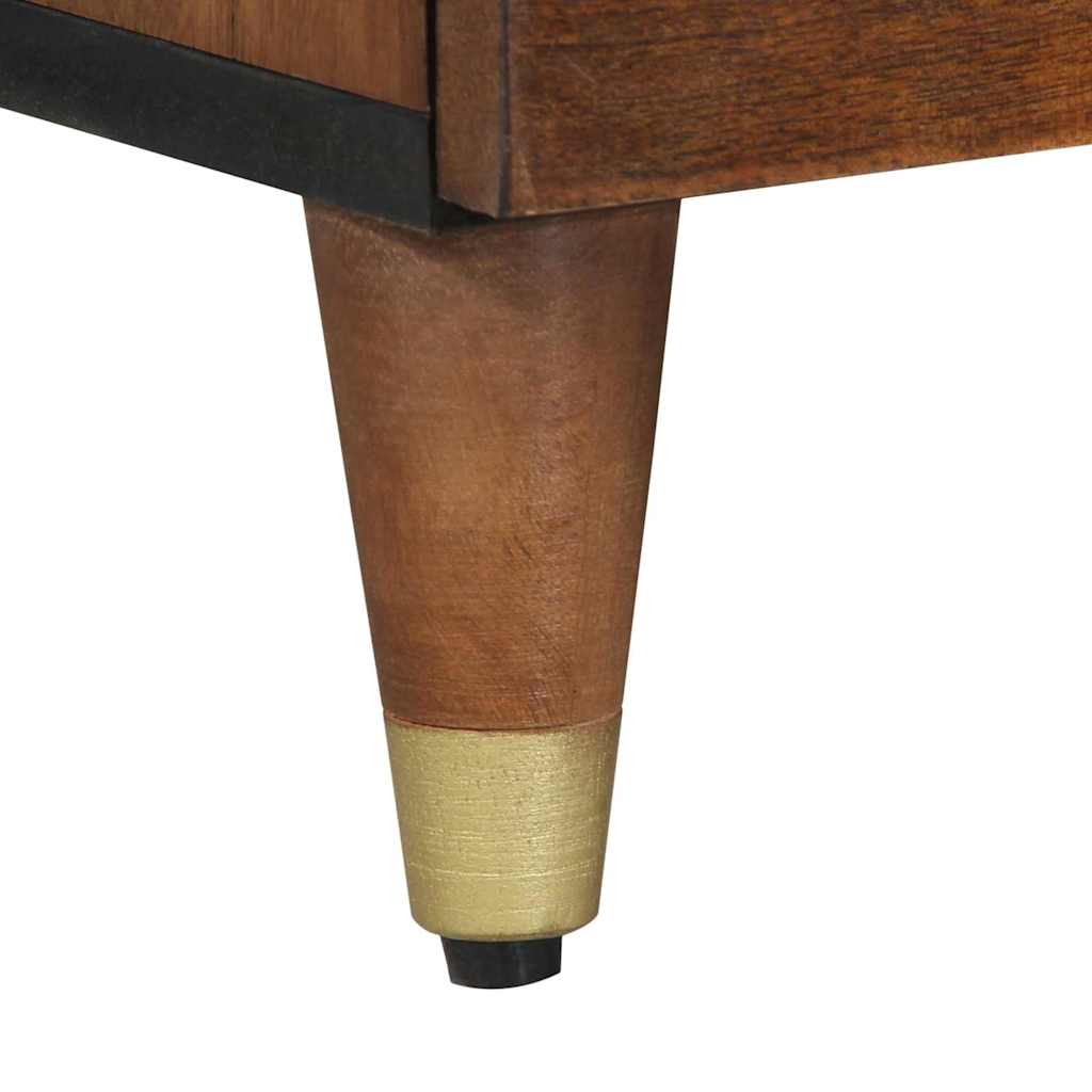 TV-Schränk Honigbraun 100 x 33 x 46 cm Massivholz Mango