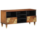 TV-Schränk Honigbraun 100 x 33 x 46 cm Massivholz Mango