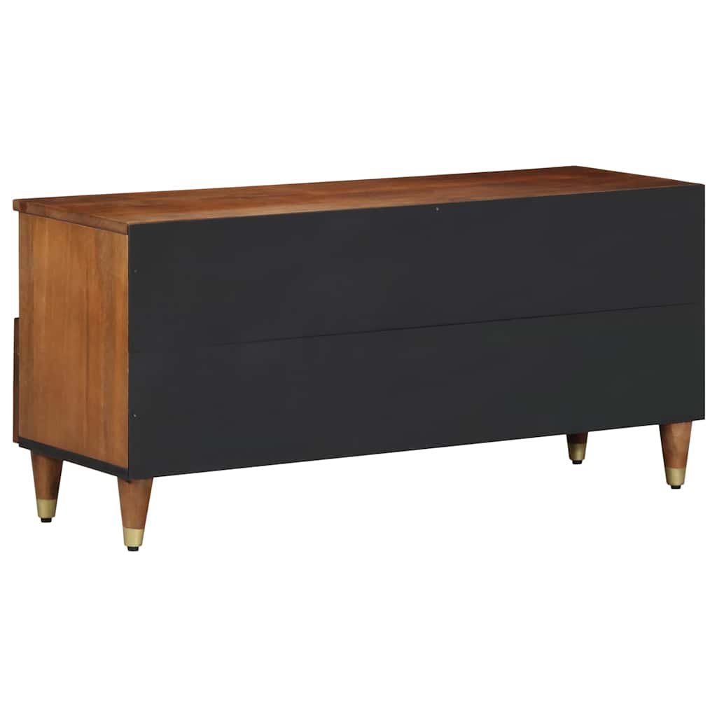 TV-Schränk Honigbraun 100 x 33 x 46 cm Massivholz Mango