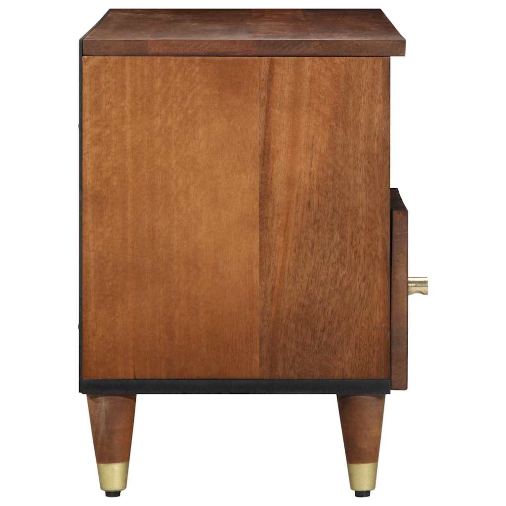 TV-Schränk Honigbraun 100 x 33 x 46 cm Massivholz Mango