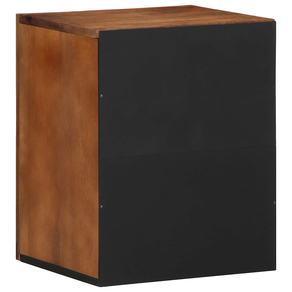 Wandschrank mit Tür Honigbraun 38 x 33 x 48 cm Massivholz Mango