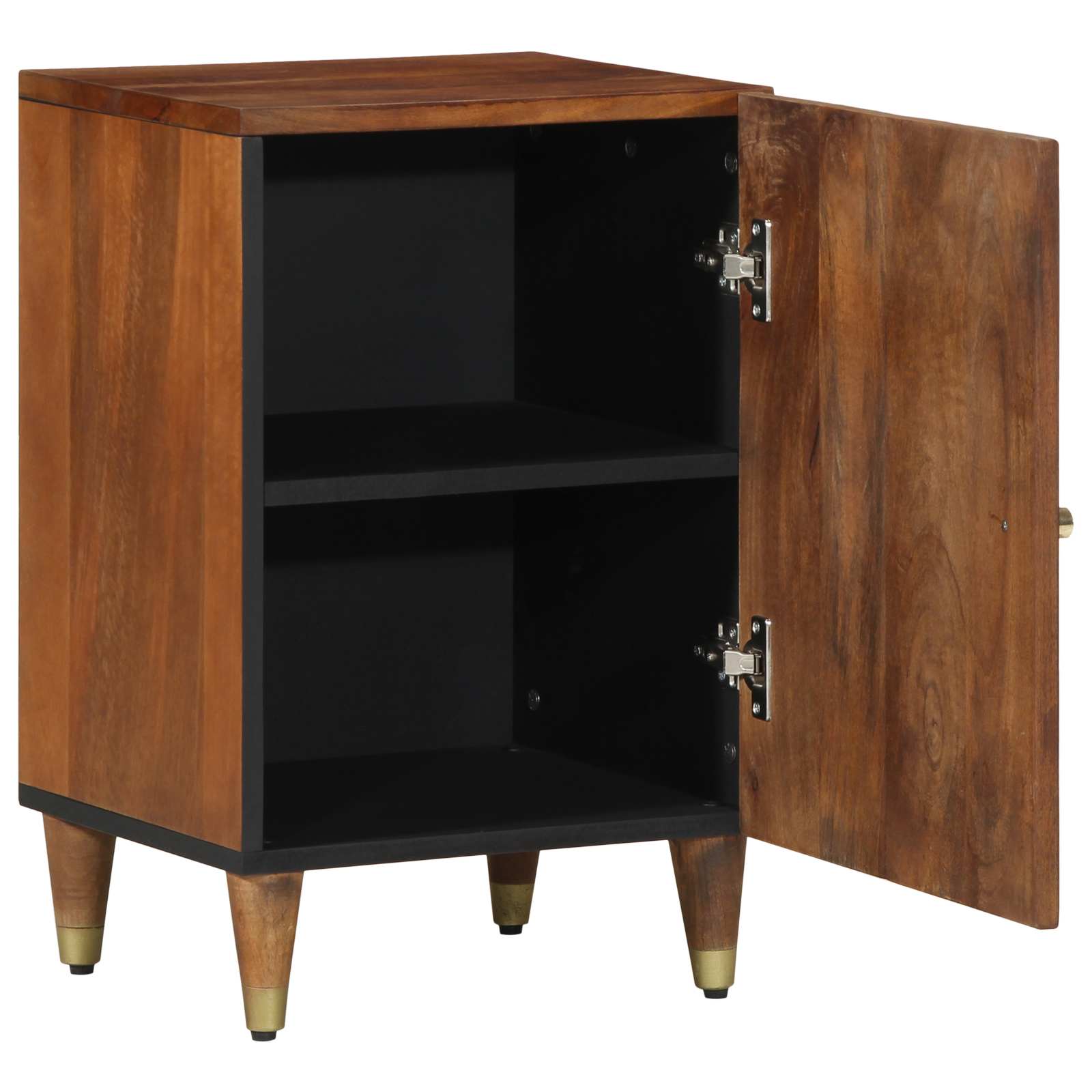 Badezimmerschrank Honigbraun 38 x 33 x 58 cm Massivholz Mango