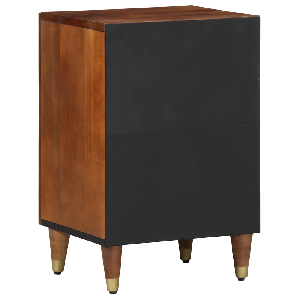 Badezimmerschrank Honigbraun 38 x 33 x 58 cm Massivholz Mango