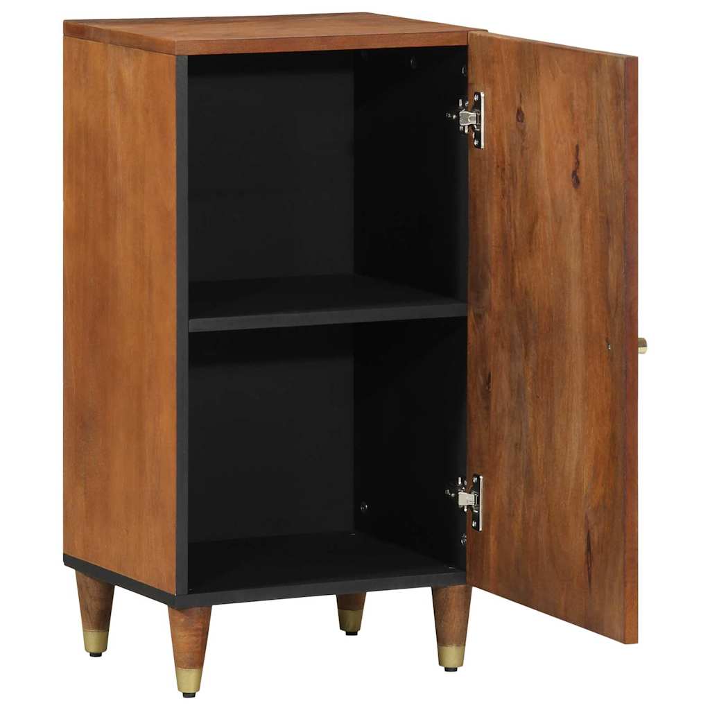 Sideboard mit Regal Braun 40 x 33 x 75 cm Massivholz Mango
