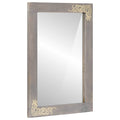 Badezimmer Spiegel mit Spiegel Grau 70 x 50 x 2,5 cm