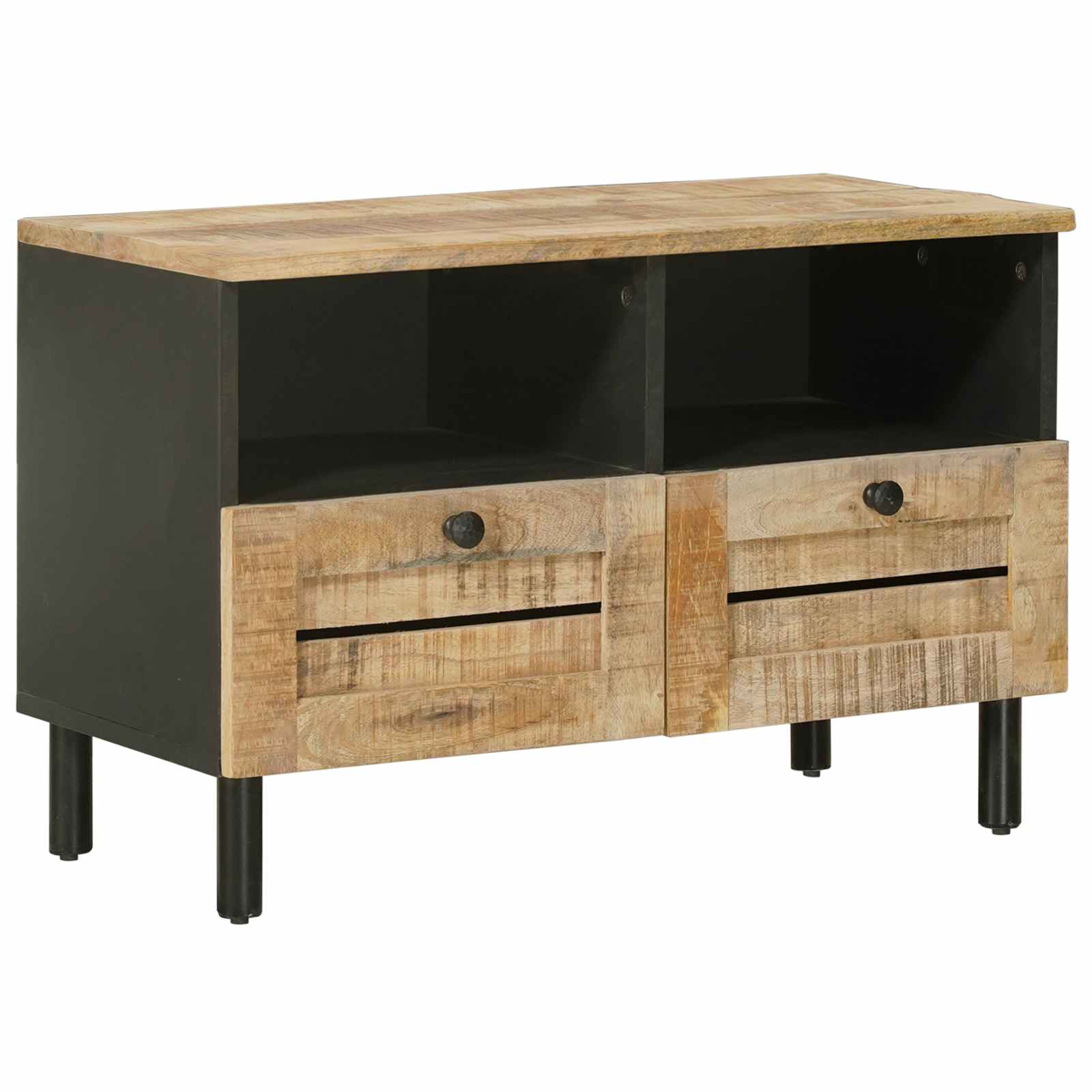 Stauraumschränke Natur 70 x 33 x 46 cm Massivholz Mango