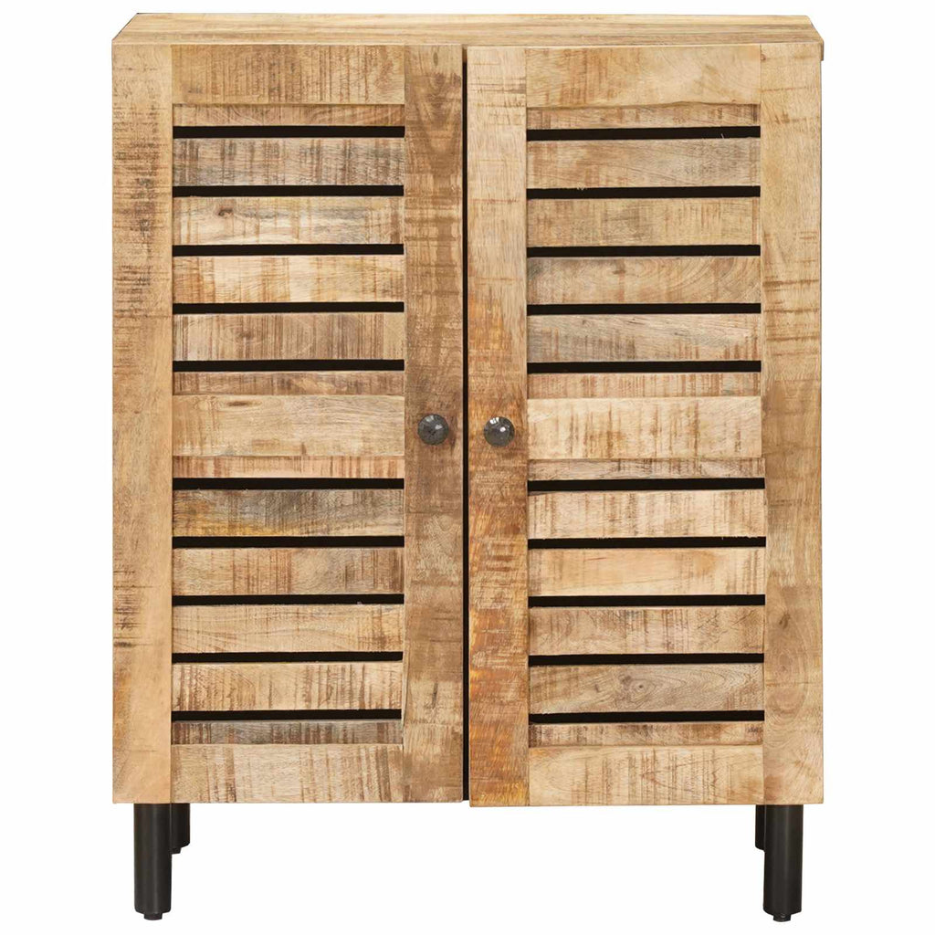 Stauraumschränke 60 x 33 x 75 cm Massivholz Mango Natur