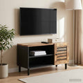 Stauraumschränke Natur 80 x 33 x 46 cm Massivholz Mango