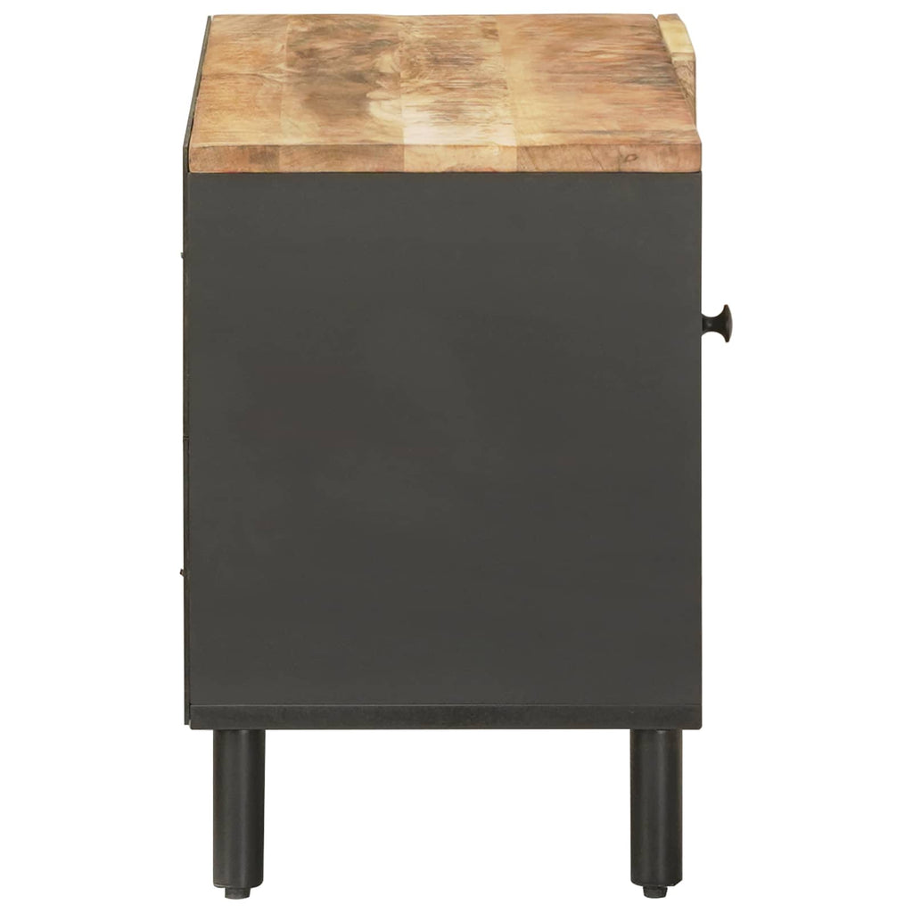 Stauraumschränke Natur 80 x 33 x 46 cm Massivholz Mango