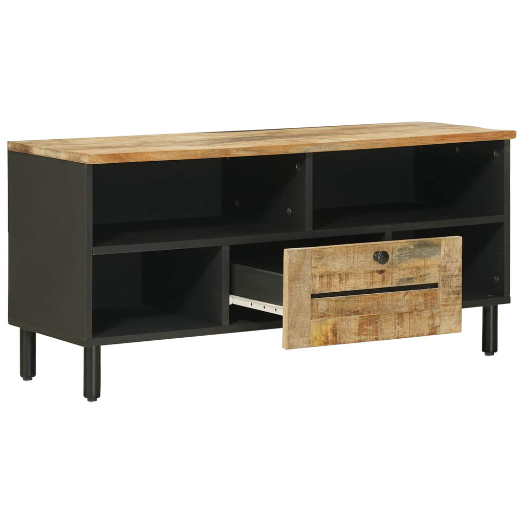 Stauraumschränke Natur 100 x 33 x 46 cm Massivholz Mango