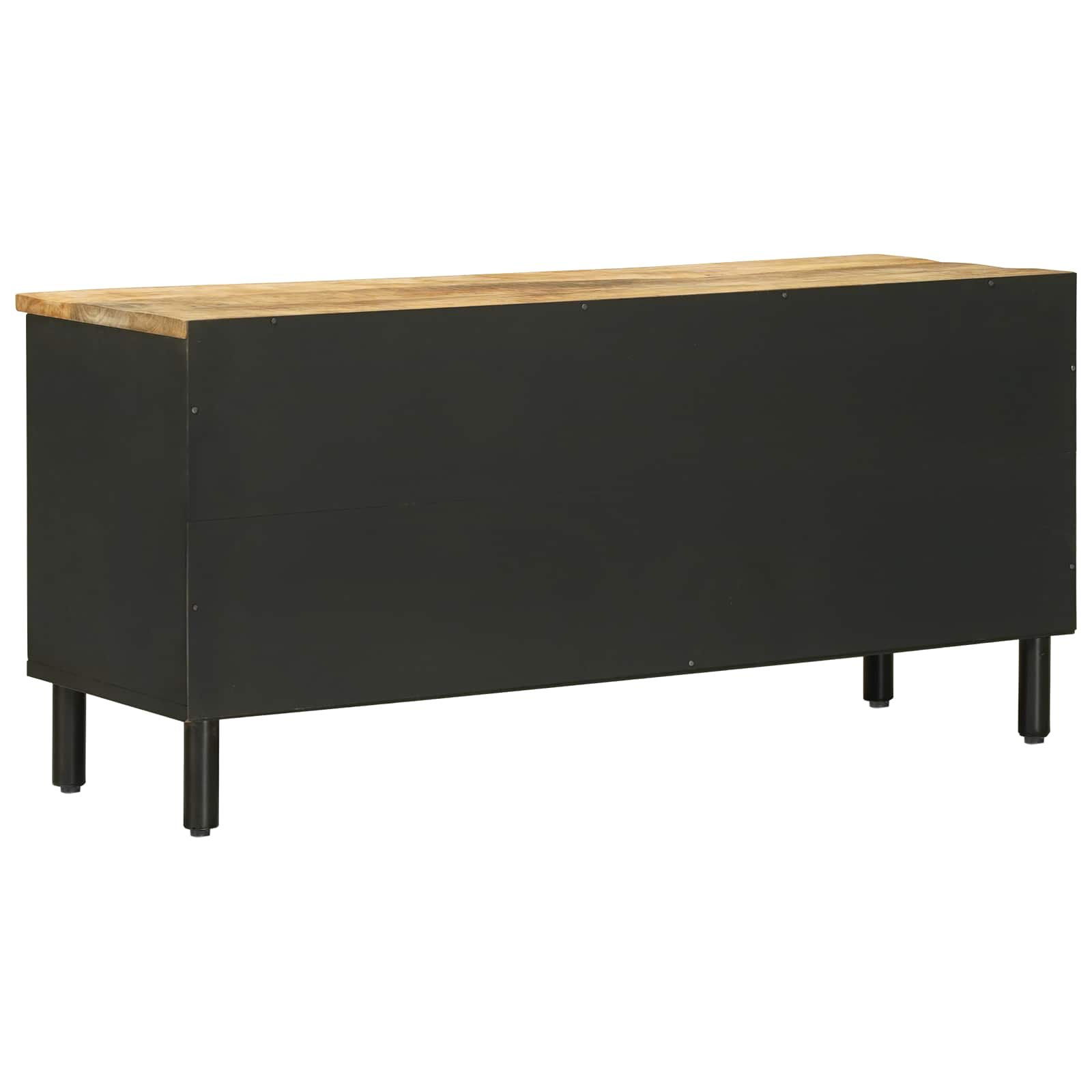 Stauraumschränke Natur 100 x 33 x 46 cm Massivholz Mango
