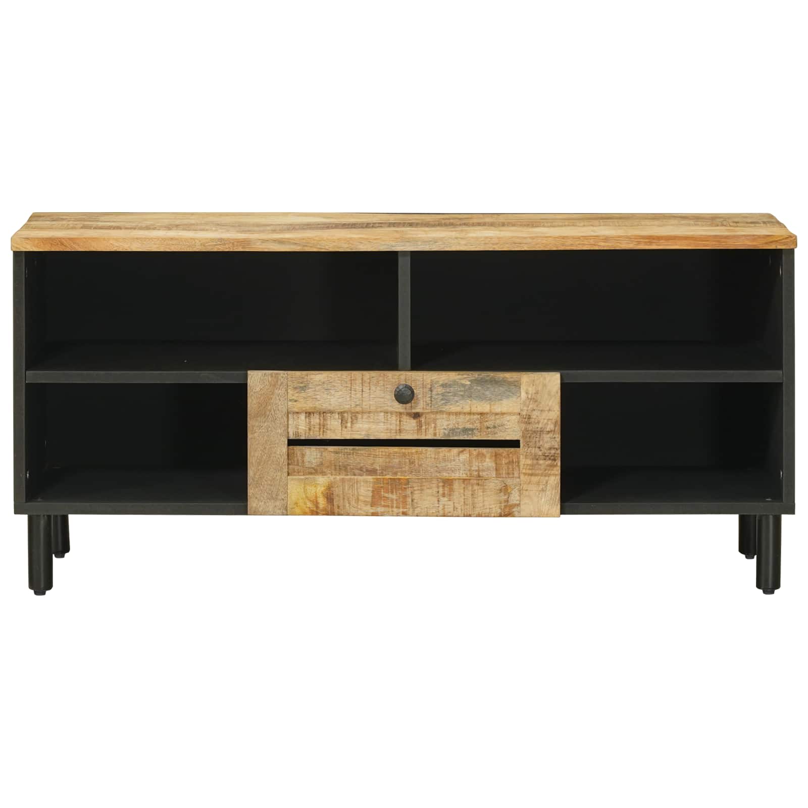 Stauraumschränke Natur 100 x 33 x 46 cm Massivholz Mango