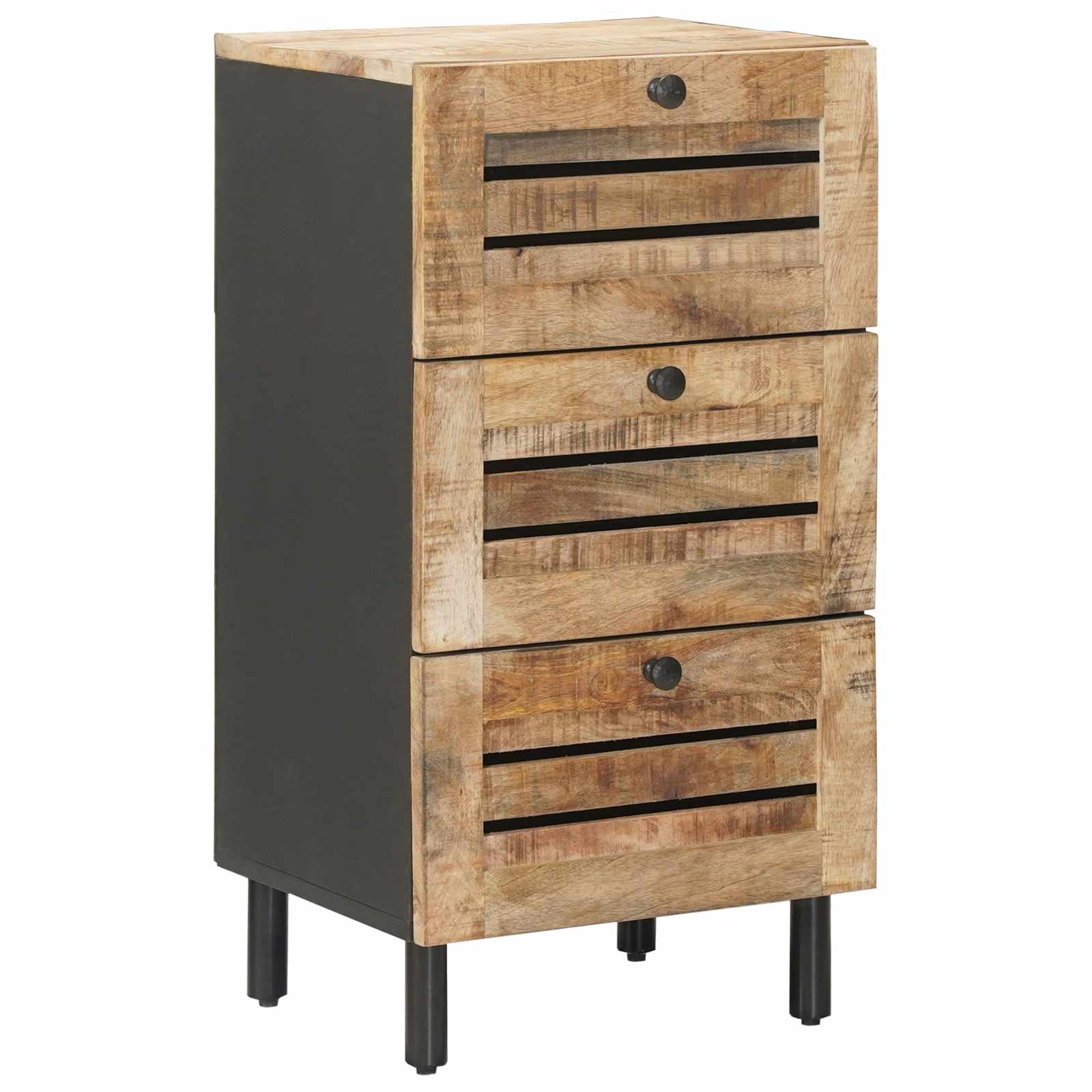 Stauraumschränke Natur 40 x 33 x 75 cm Massivholz Mango