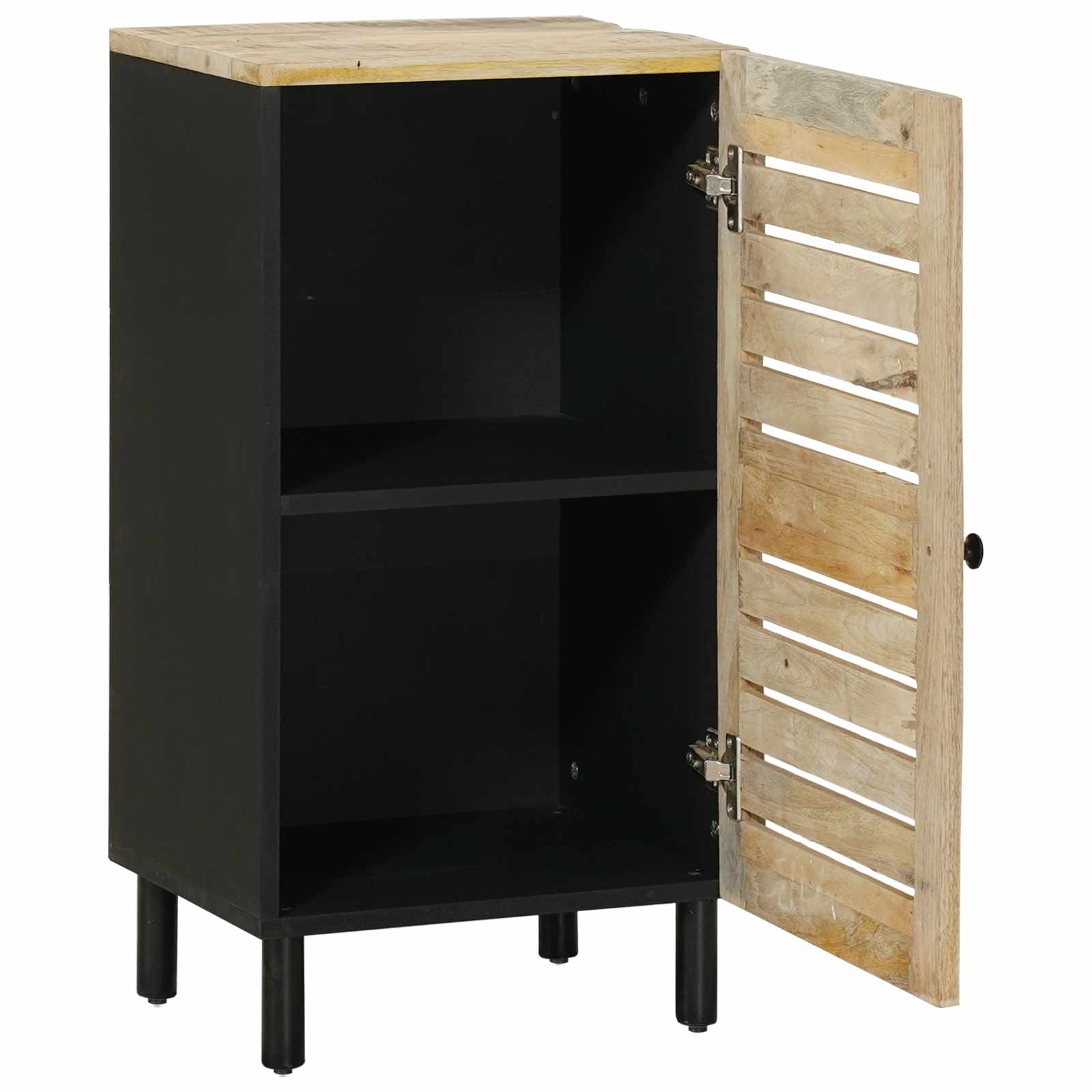 Aufbewahrungsschrank Natur 40 x 33 x 75 cm Massivholz Mango