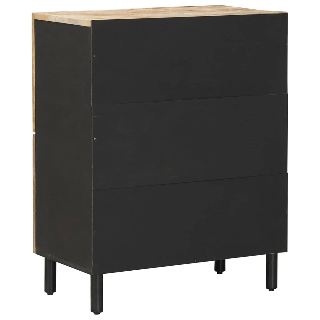 Stauraumschränke Natur 60 x 33 x 75 cm Massivholz Mango