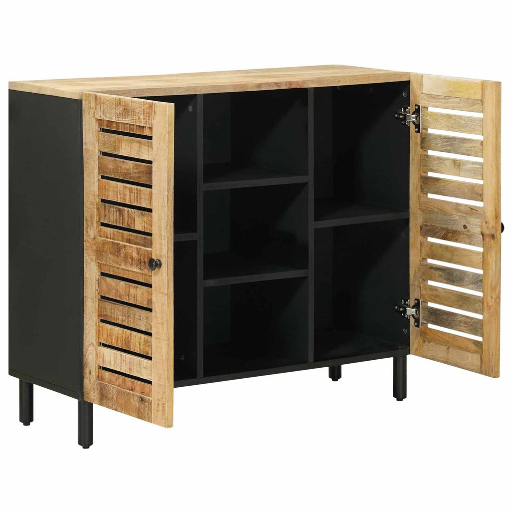 Stauraumschränke Natur 90 x 33 x 75 cm Massivholz Mango
