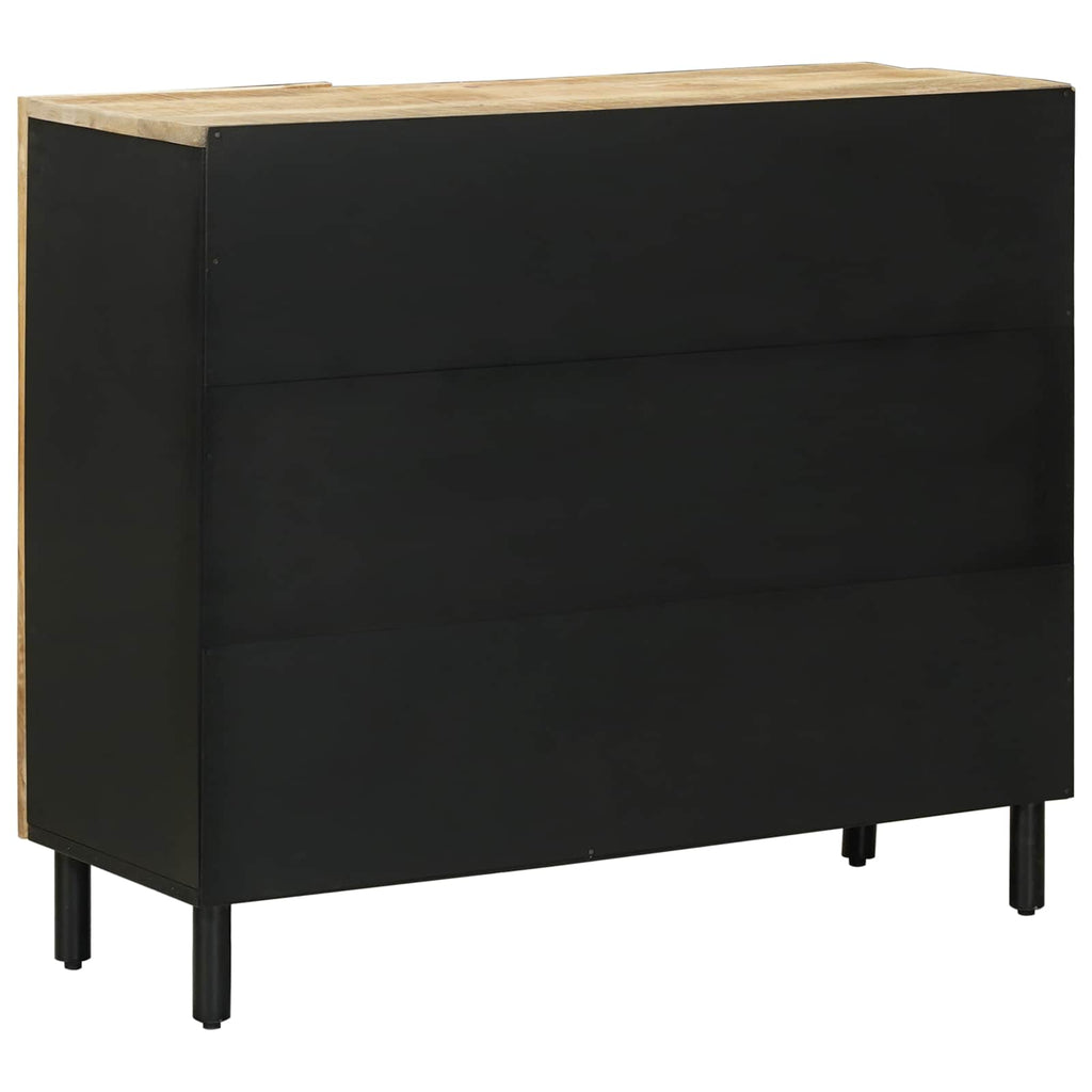 Stauraumschränke Natur 90 x 33 x 75 cm Massivholz Mango
