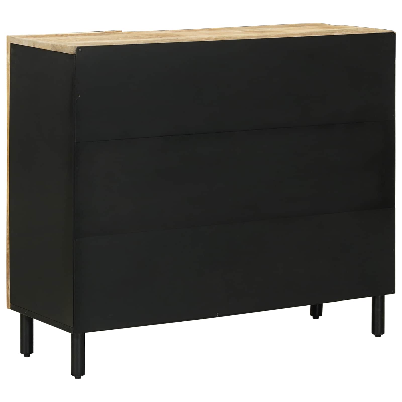 Stauraumschränke Natur 90 x 33 x 75 cm Massivholz Mango