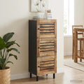 Stauraumschränke Natur 40 x 33 x 110 cm Massivholz Mango