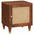 Nachttisch Braun 40 x 33,5 x 46 cm Massivholz Akazie