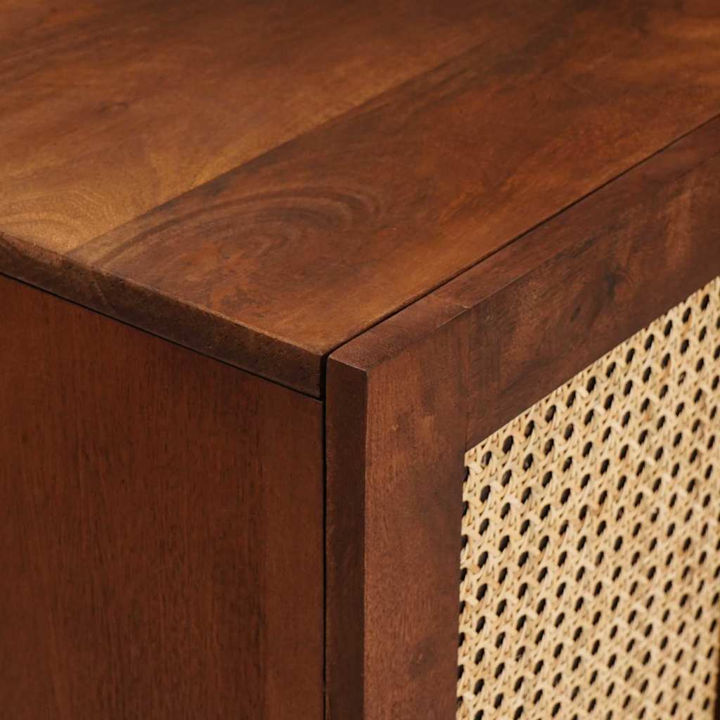 Sideboard Braun 60 x 33 x 75 cm Massivholz Mango