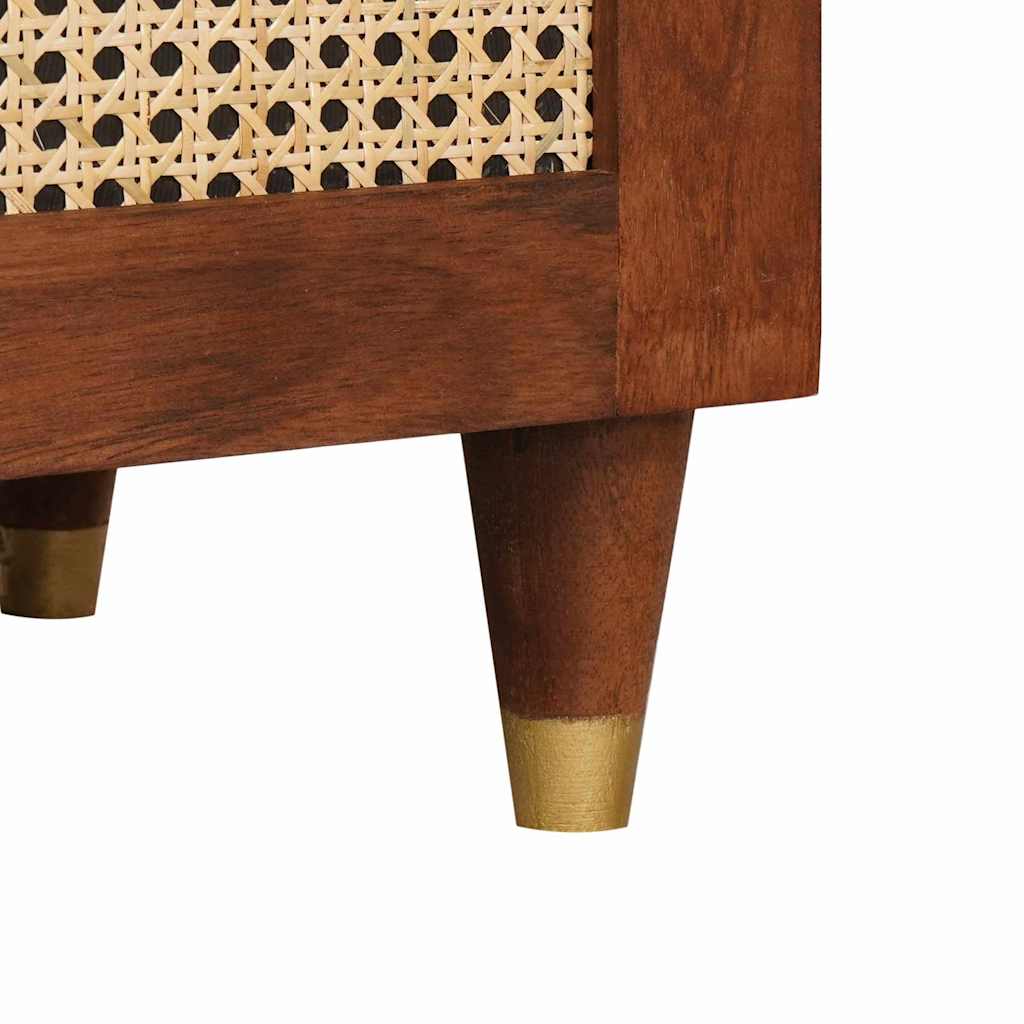 Sideboard Braun 60 x 33 x 75 cm Massivholz Mango