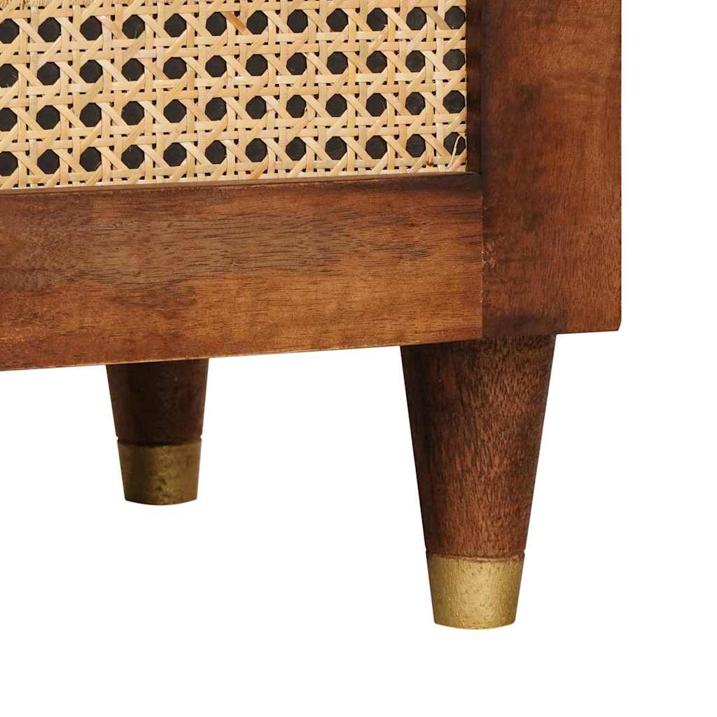 Sideboard Braun 60 x 33 x 75 cm Massivholz Mango