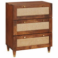 Sideboard Braun 60 x 33 x 75 cm Massivholz Mango