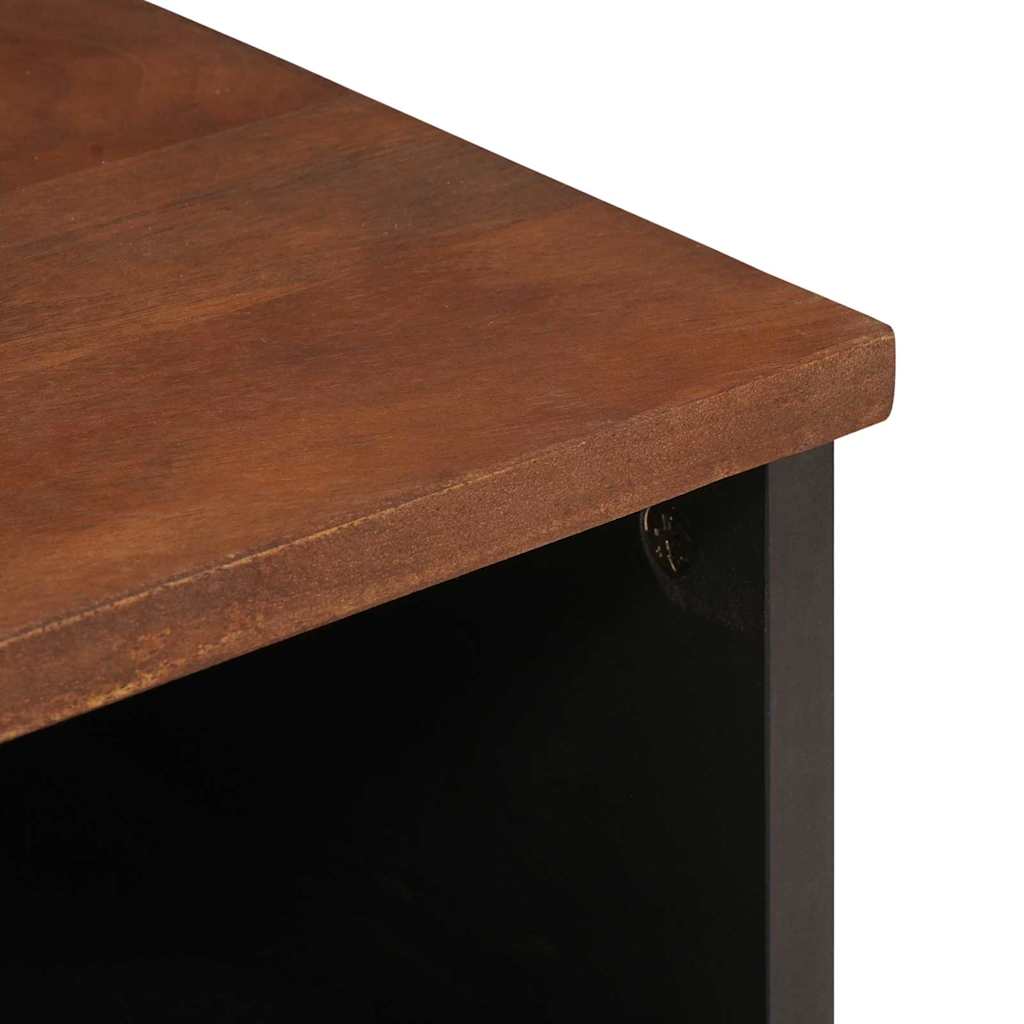 Nachttisch Braun 40 x 33 x 46 cm Massivholz Akazie