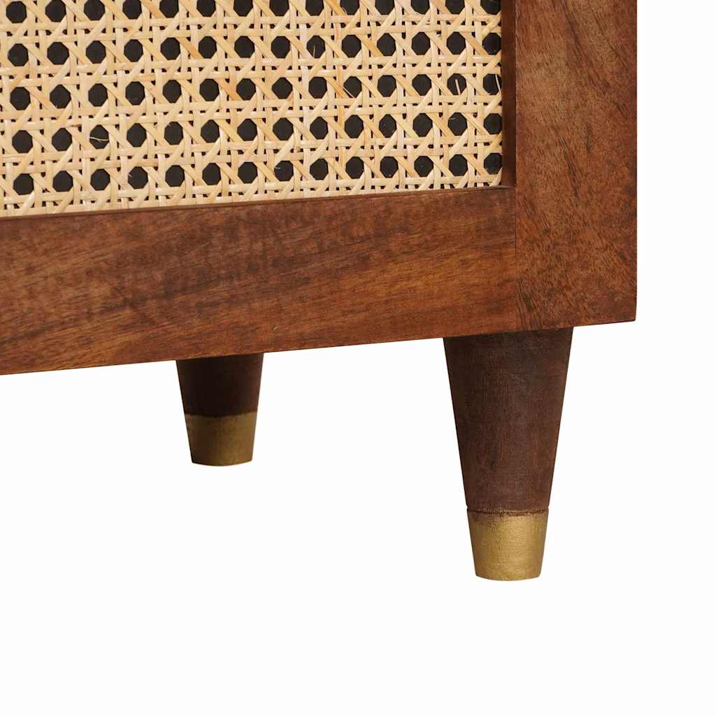 Nachttische mit Schubladen 50 x 33 x 60 cm Massivholz Mango