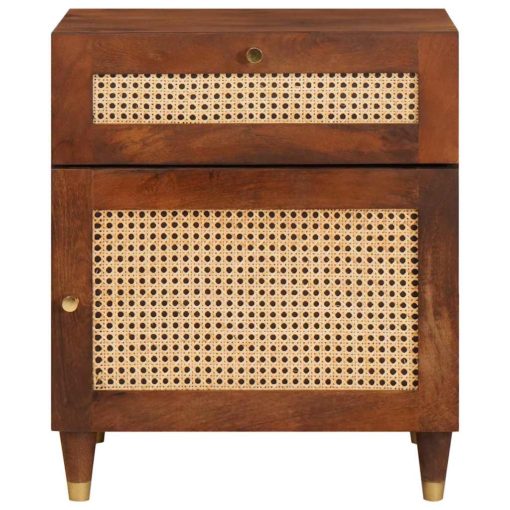 Nachttische mit Schubladen 50 x 33 x 60 cm Massivholz Mango