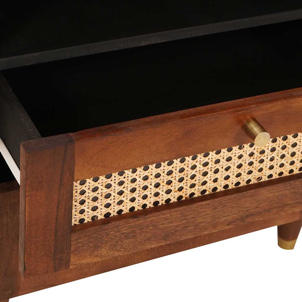 Nachttische mit Schubladen 50 x 33 x 62 cm Massivholz Mango