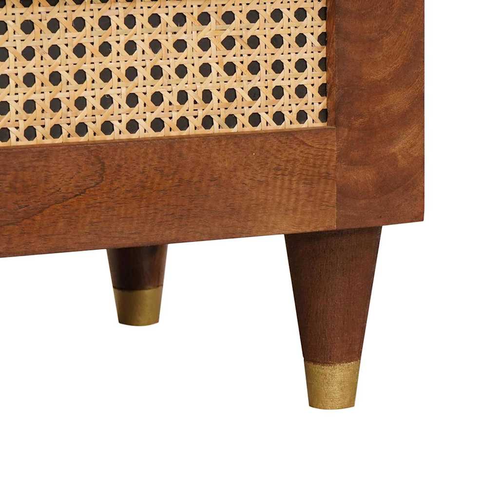 Nachttische mit Schubladen 50 x 33 x 62 cm Massivholz Mango
