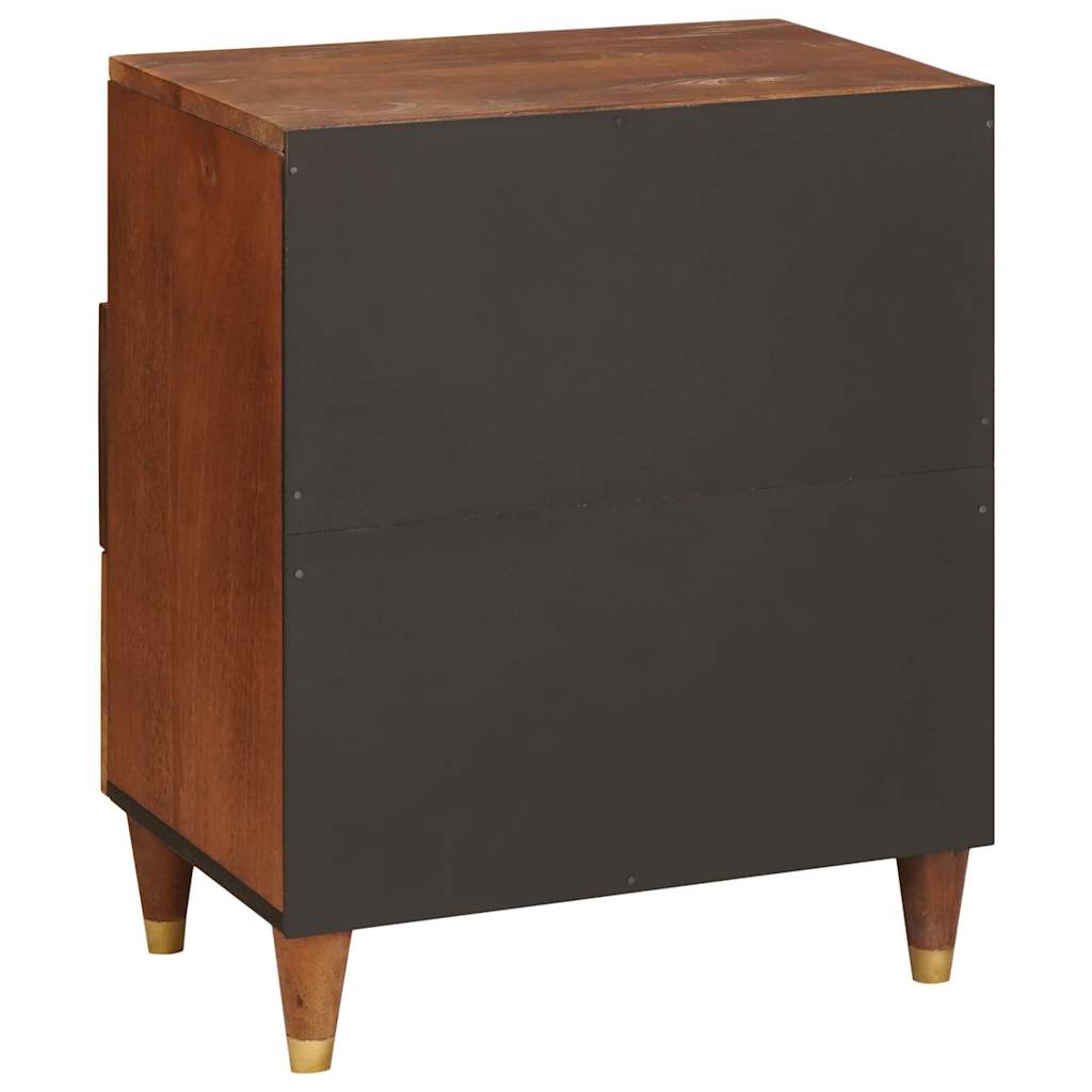 Nachttische mit Schubladen 50 x 33 x 62 cm Massivholz Mango