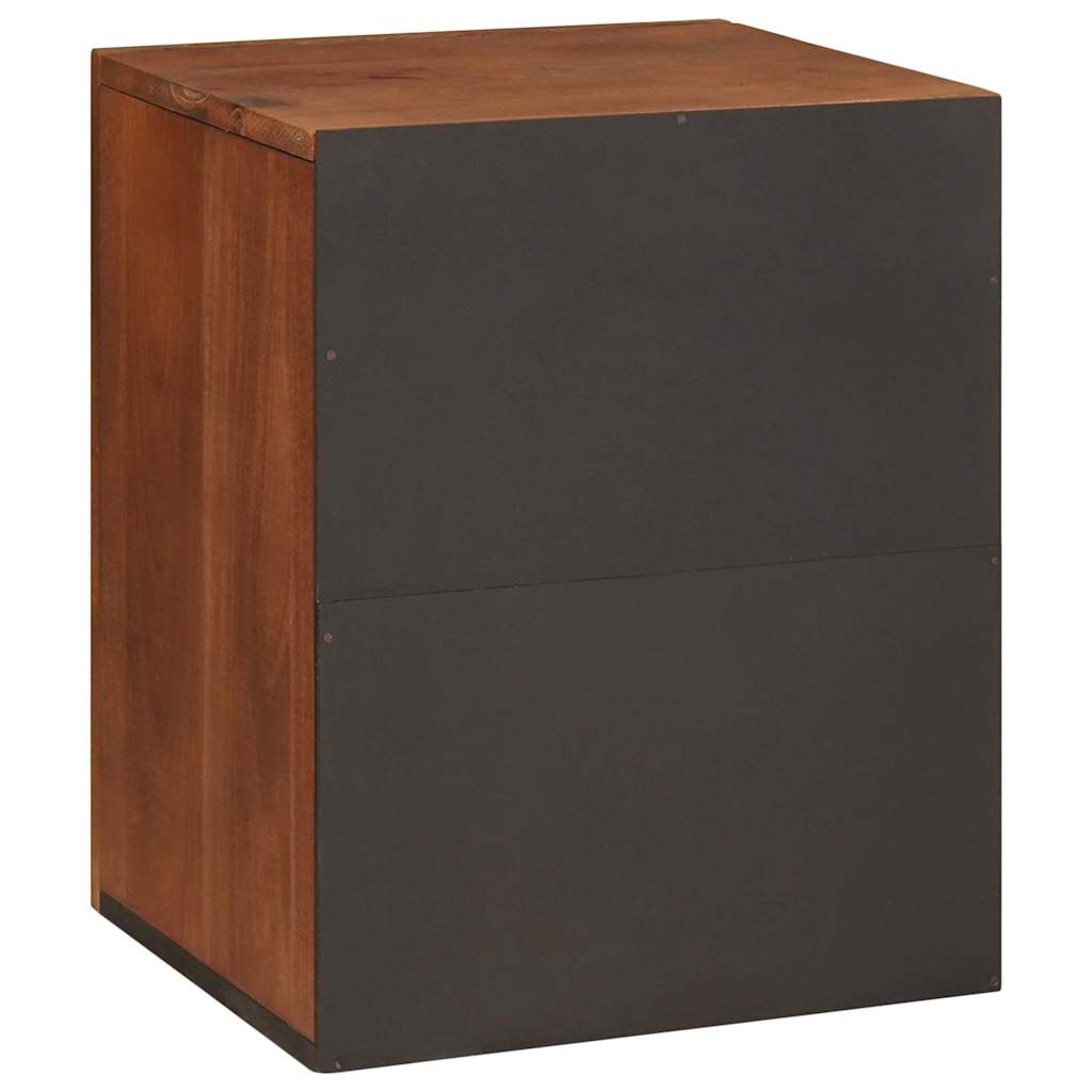 Badezimmerschrank mit Tür Braun 38 x 33,5 x 48 cm Holzwerkstoff